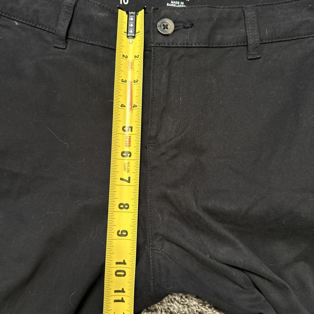 a.n.a. A New Approach Woman’s Size 10 Slim Straight Leg Black Pants 34x28 - Picture 5 of 6